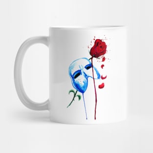 Phantom and Rose- Phantom of the Opera Mug